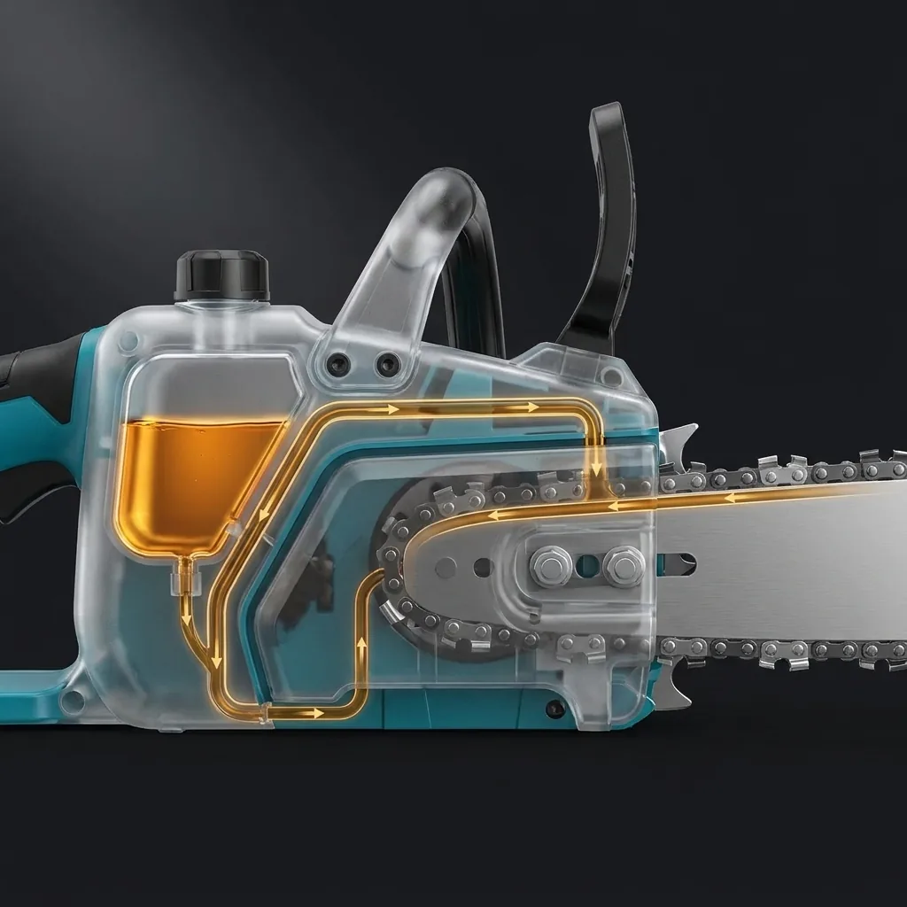 Automatinis Saw 7X™ grandinės tepimas