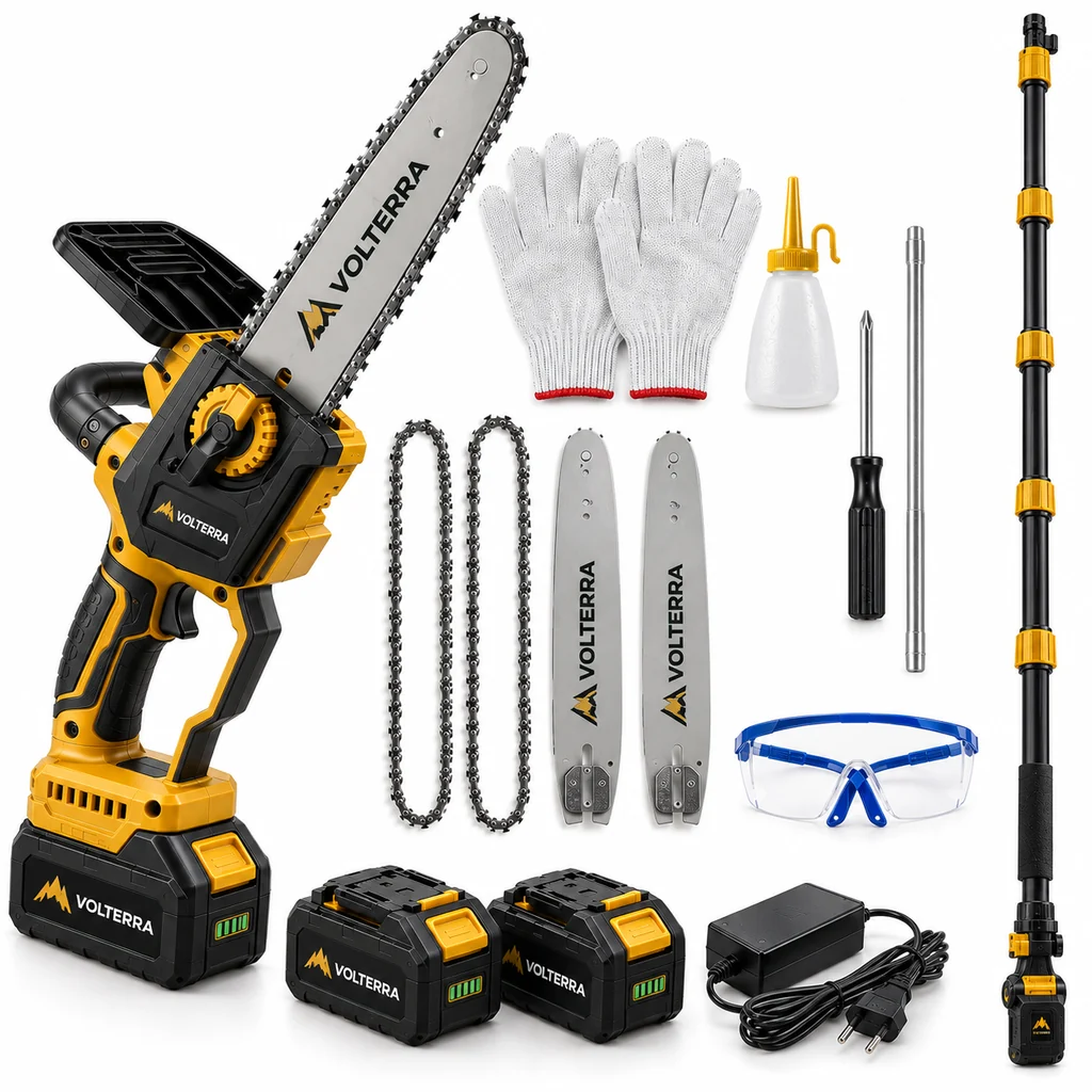 Kit completo Volterra™ — tudo o que vem no pacote